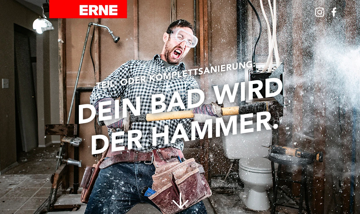 ERNE AG erobert das Badezimmer mit sales experts.
