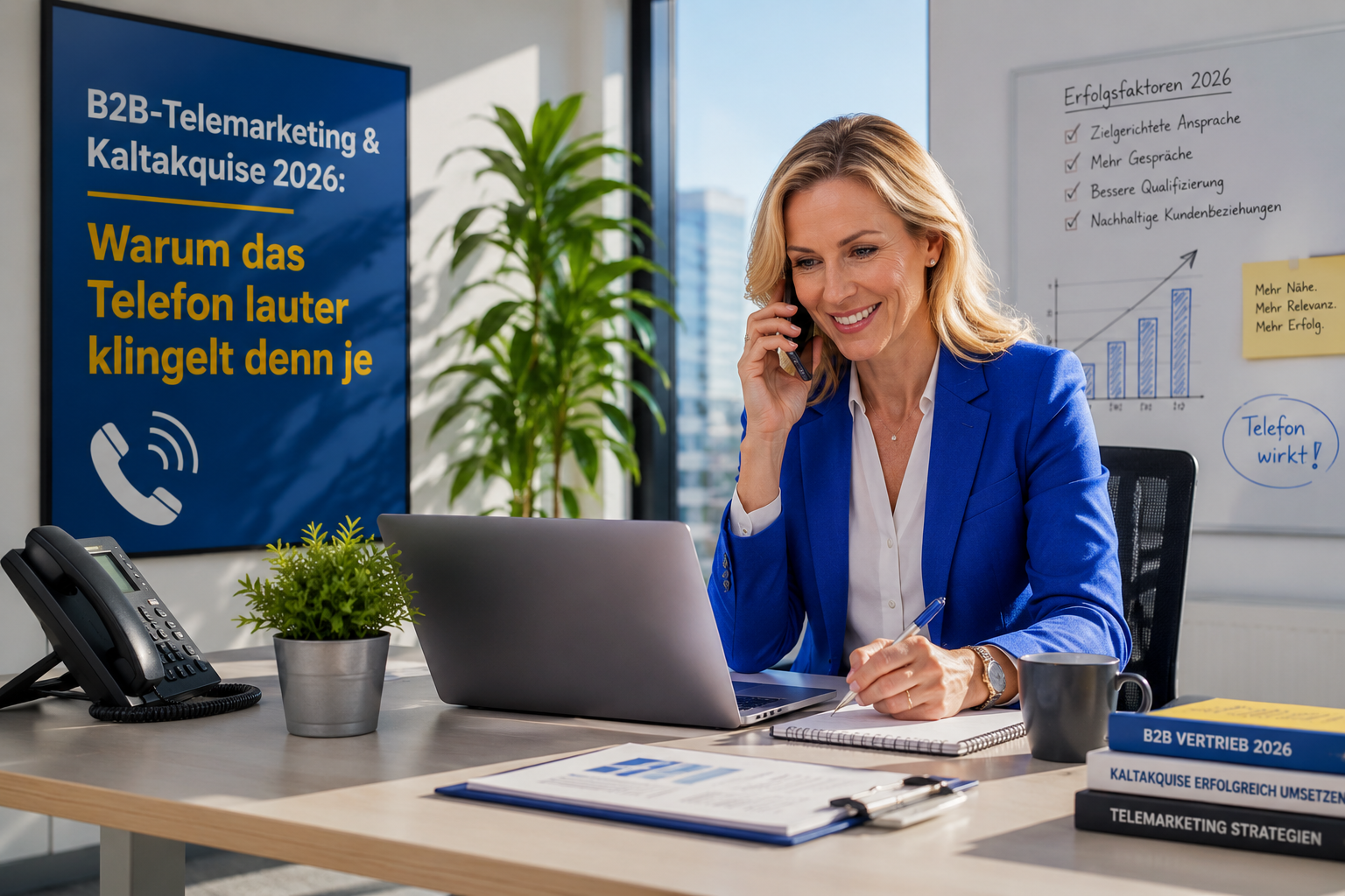 B2B-Telemarketing & Kaltakquise 2026: Warum das Telefon lauter klingelt denn je